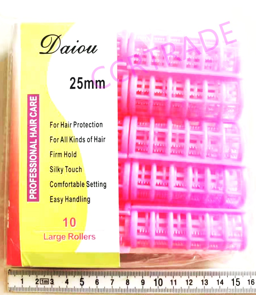 โรลม้วนผมสีหวาน 10 ชิ้นถุง 18 ซม.