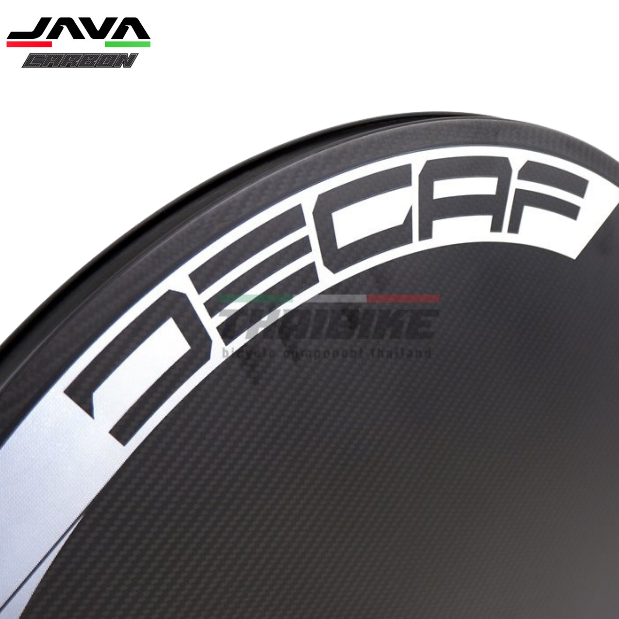 ล้อจักรยานเคาร์บอนแบบทึบ สำหรับ 700C FIXGEAR SINGLESPEED ยี่ห้อ DECAF ล้อดิสทึบ