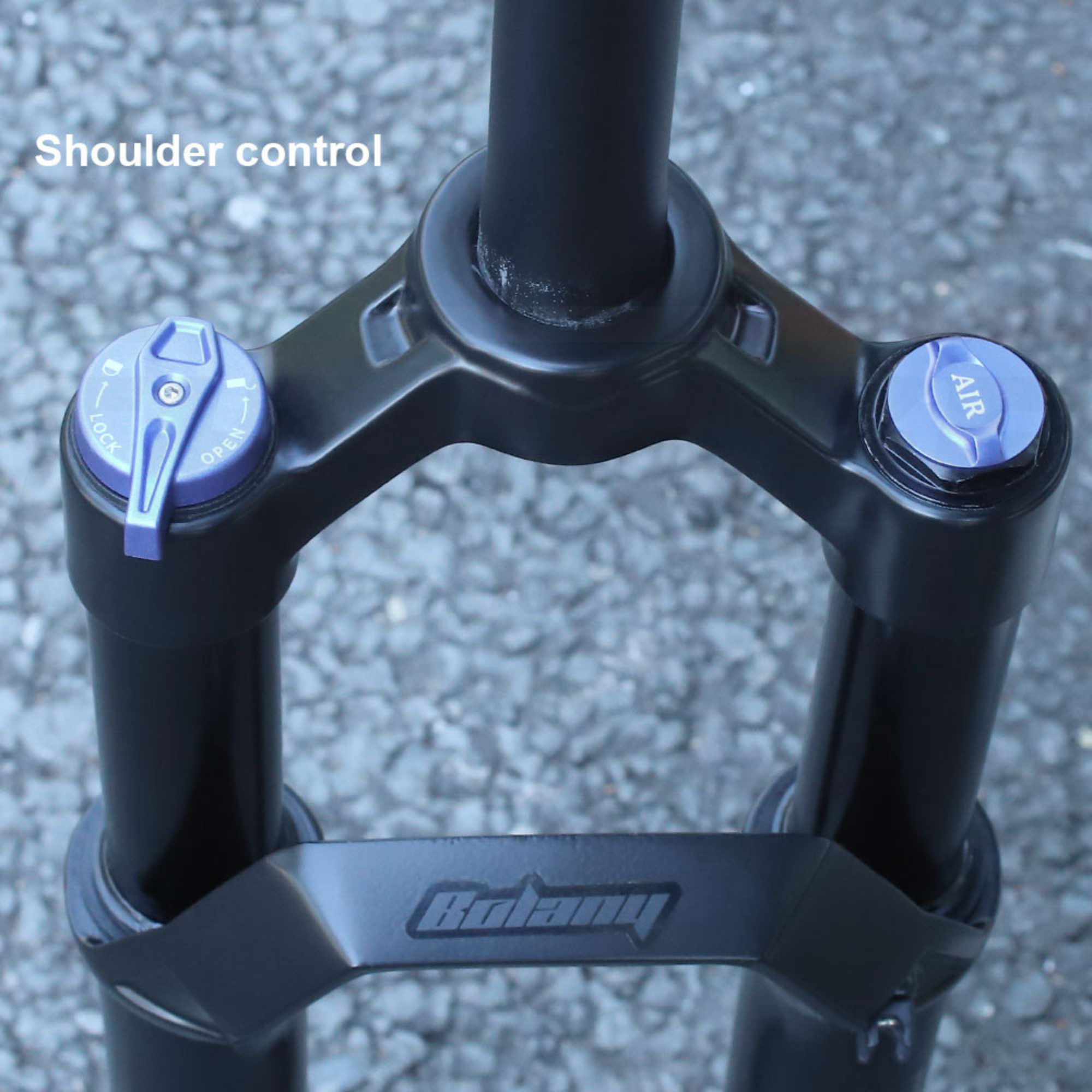 โช๊คลมหน้าจักรยานเสือภูเขา 27.5/29 BOLANY ZLA258 ปรับรีบาวนด์