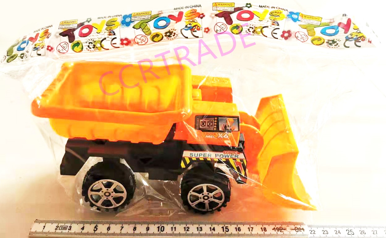 รถบรรทุกก่อสร้างสีสด กะบะยกได้ 23 ซม.