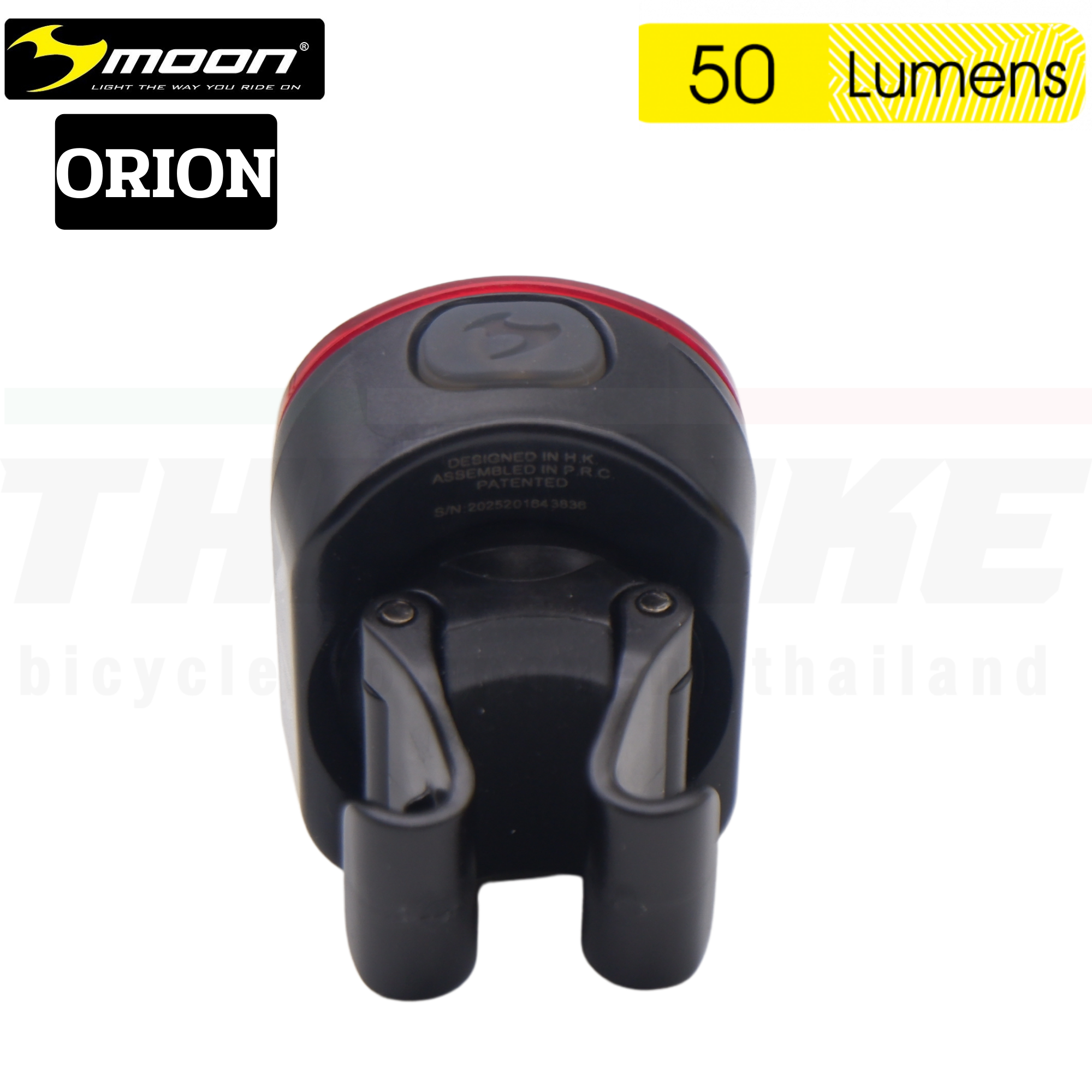 ไฟหน้า ไฟท้ายจักรยาน MOON ORION-R ORION-W ไฟสีแดง สีขาว ชาร์จ USB