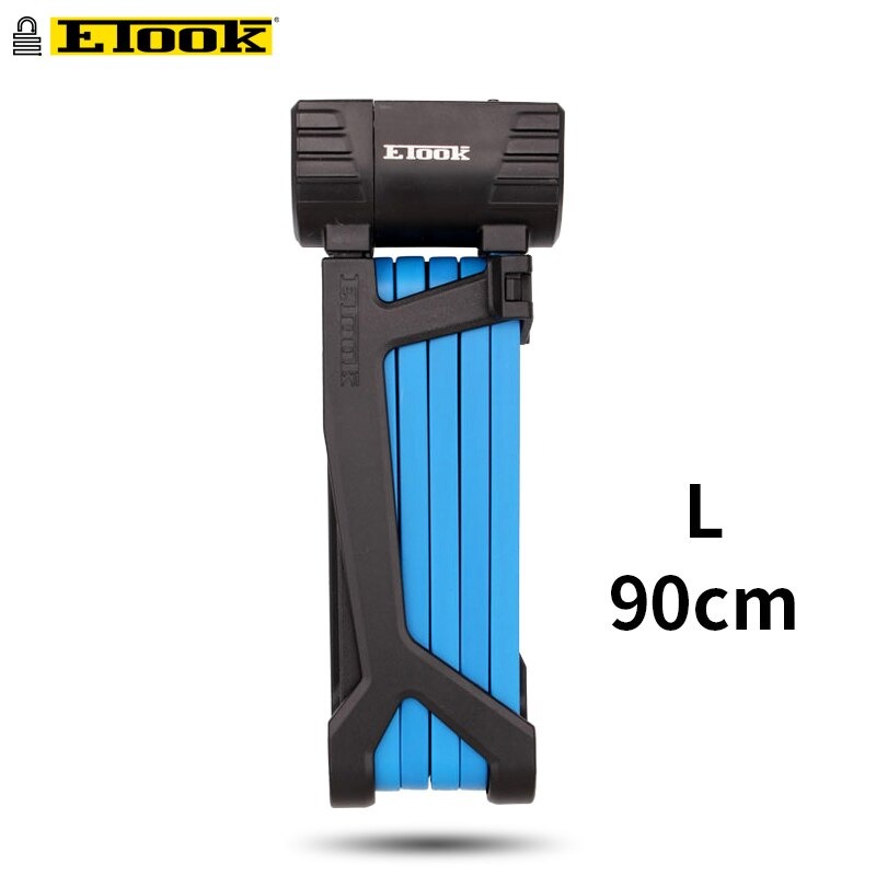 สายล็อคจักรยานแบบพับได้ ตัดไม่ขาด ยี่ห้อ ETOOK รุ่น ET490S ET490S