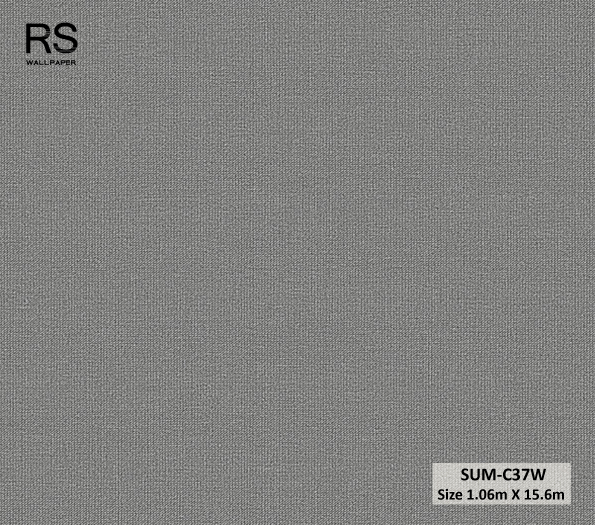 วอลเปเปอร์ สีเทาเข้ม SUM-C37W
