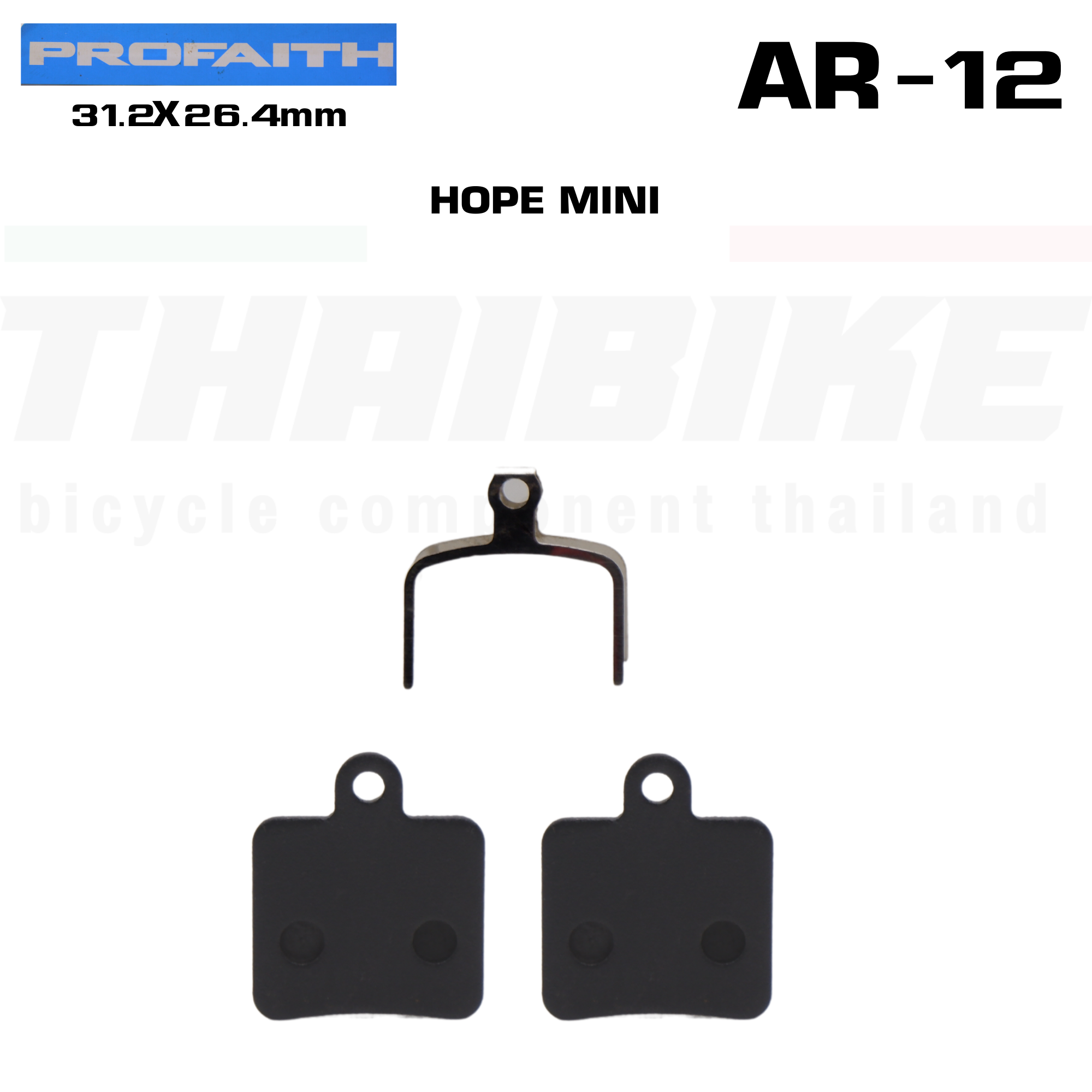 ผ้าเบรคจักรยาน ดิสก์ PROFAITH ceramic caliper pads SHIMANO ZOOM AVID SRAM
