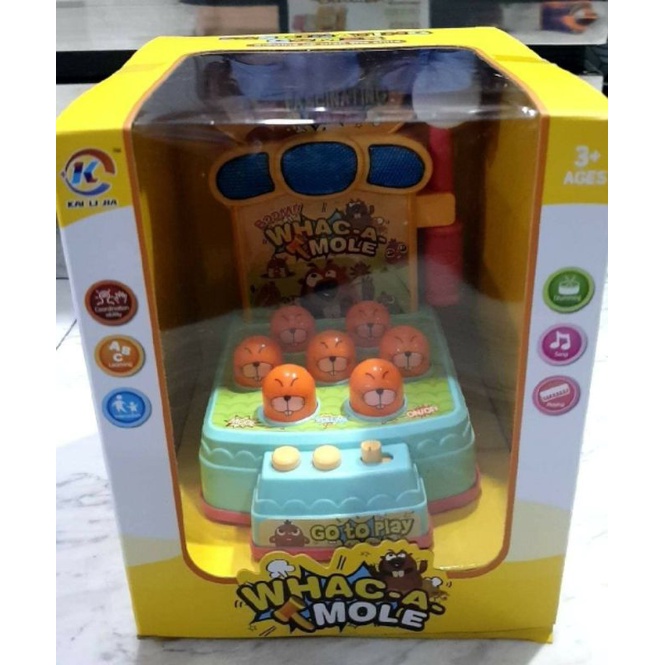 เกมทุบตุ่น สนุกและน่ารักมากๆค่า มีเสียง มีไฟ พร้อมส่งจากไทย