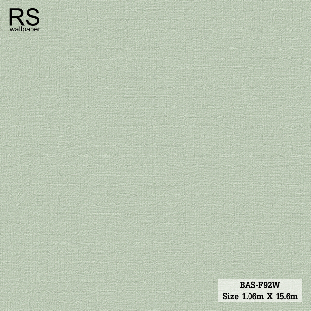 วอลเปเปอร์ สีเขียวมิ้นท์ BAS-F92W