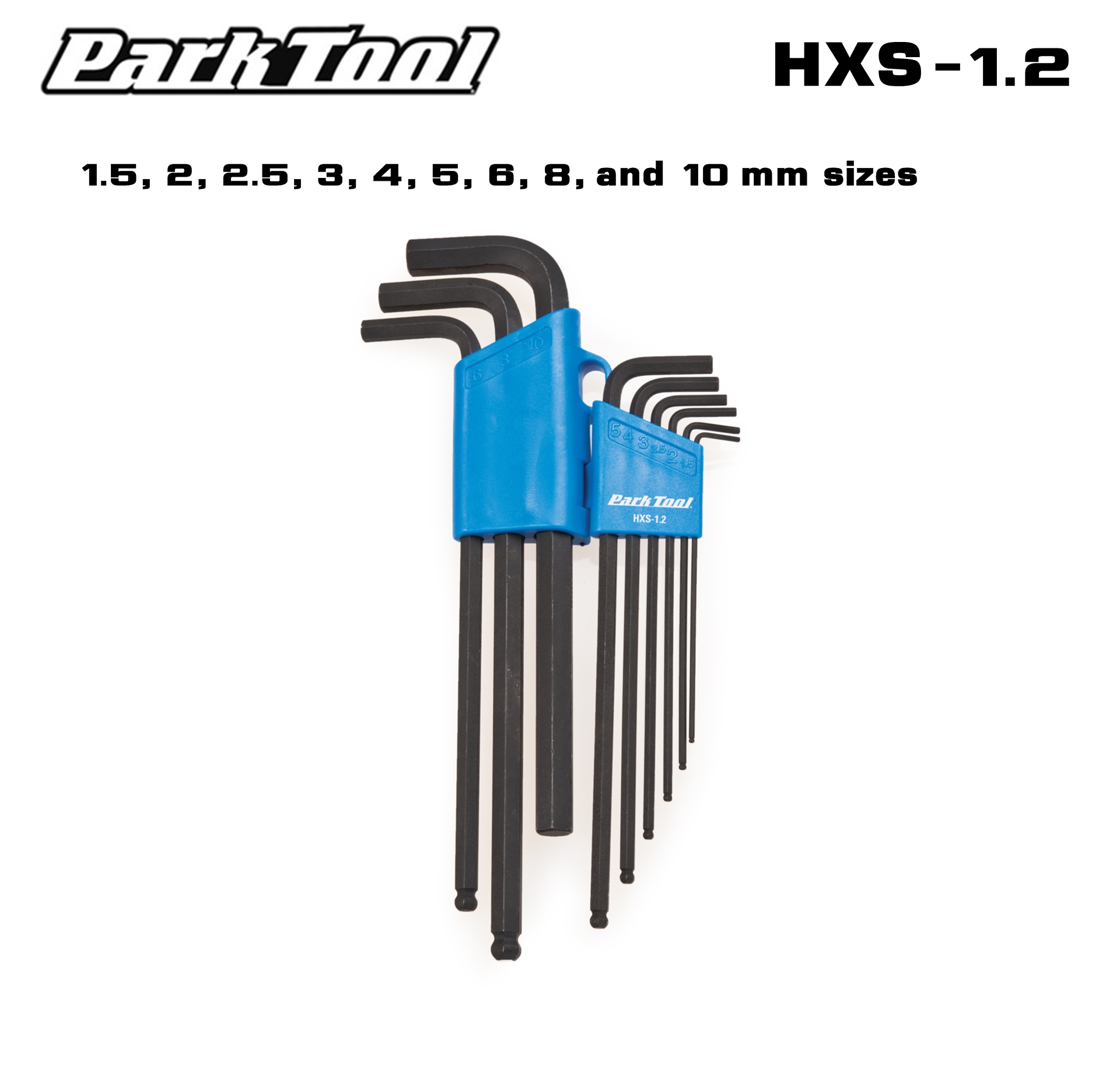 ชุดประแจหกเหลี่ยมสำหรับจักรยาน Park Tool HXS-1.2 Ball End Allen Key Set Tool