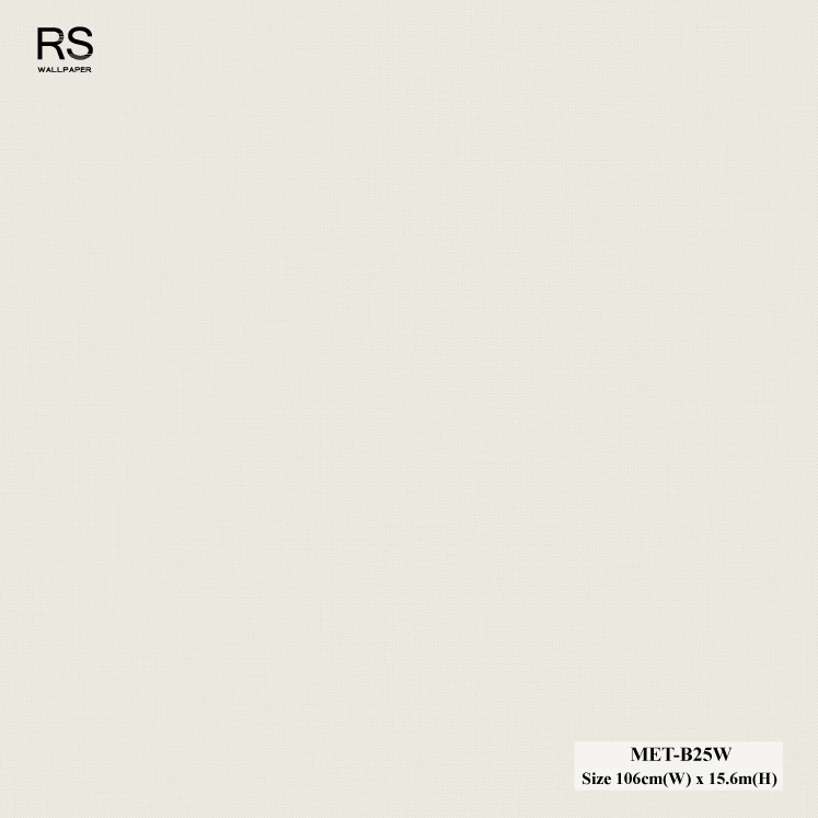วอลเปเปอร์สีเทาอ่อนควันบุหรี่ MET-B25W