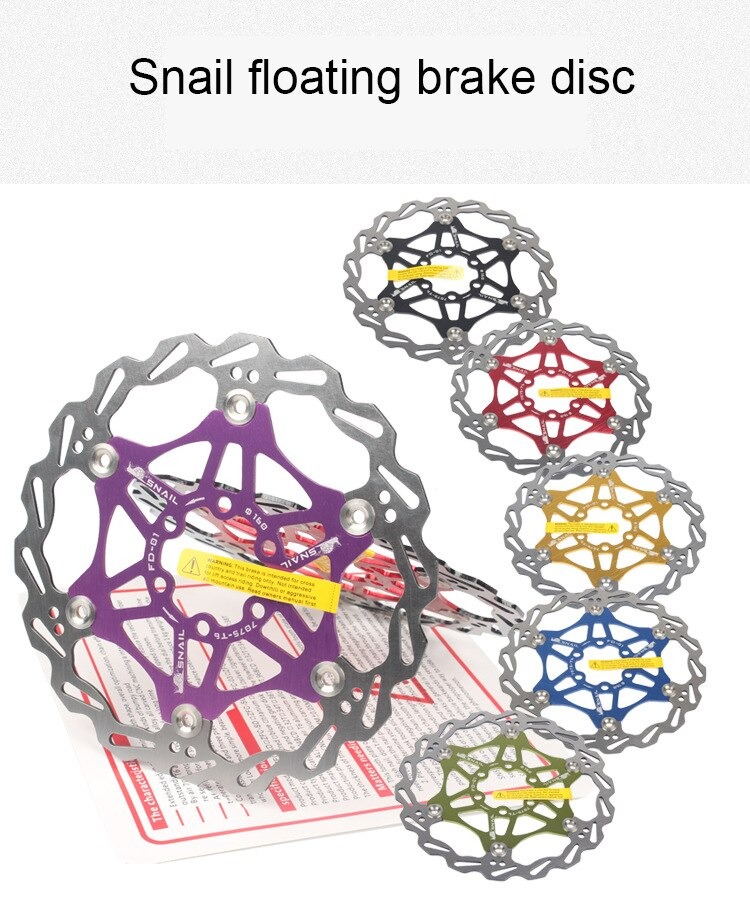 ใบดิสเบรคจักรยาน SNAIL ดิสแต่ง 160/180 จานดิส
