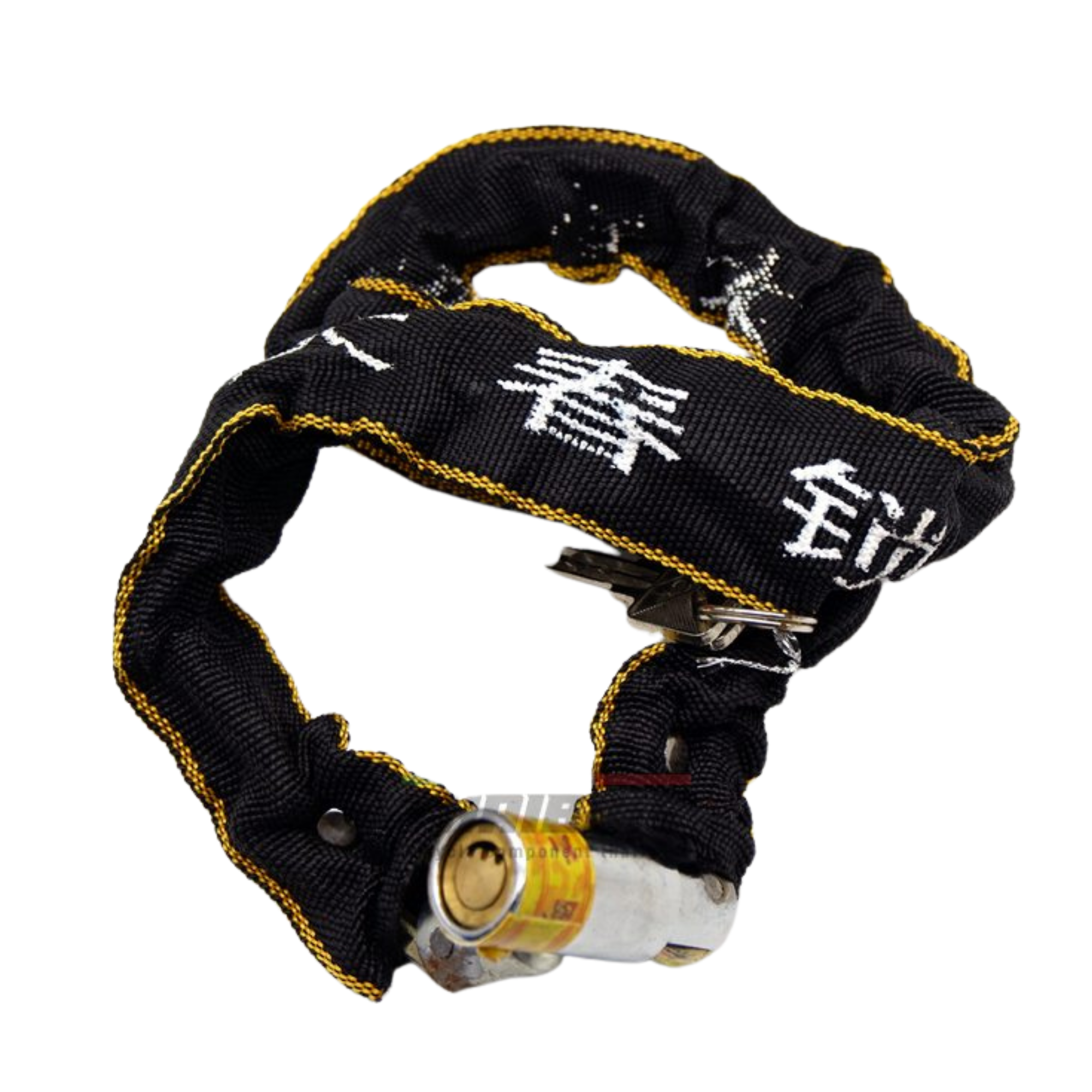 สายล็อคจักรยาน มอเตอร์ไซต์ ประตู ข้างในเป็นโซ่ ยาว 70CM