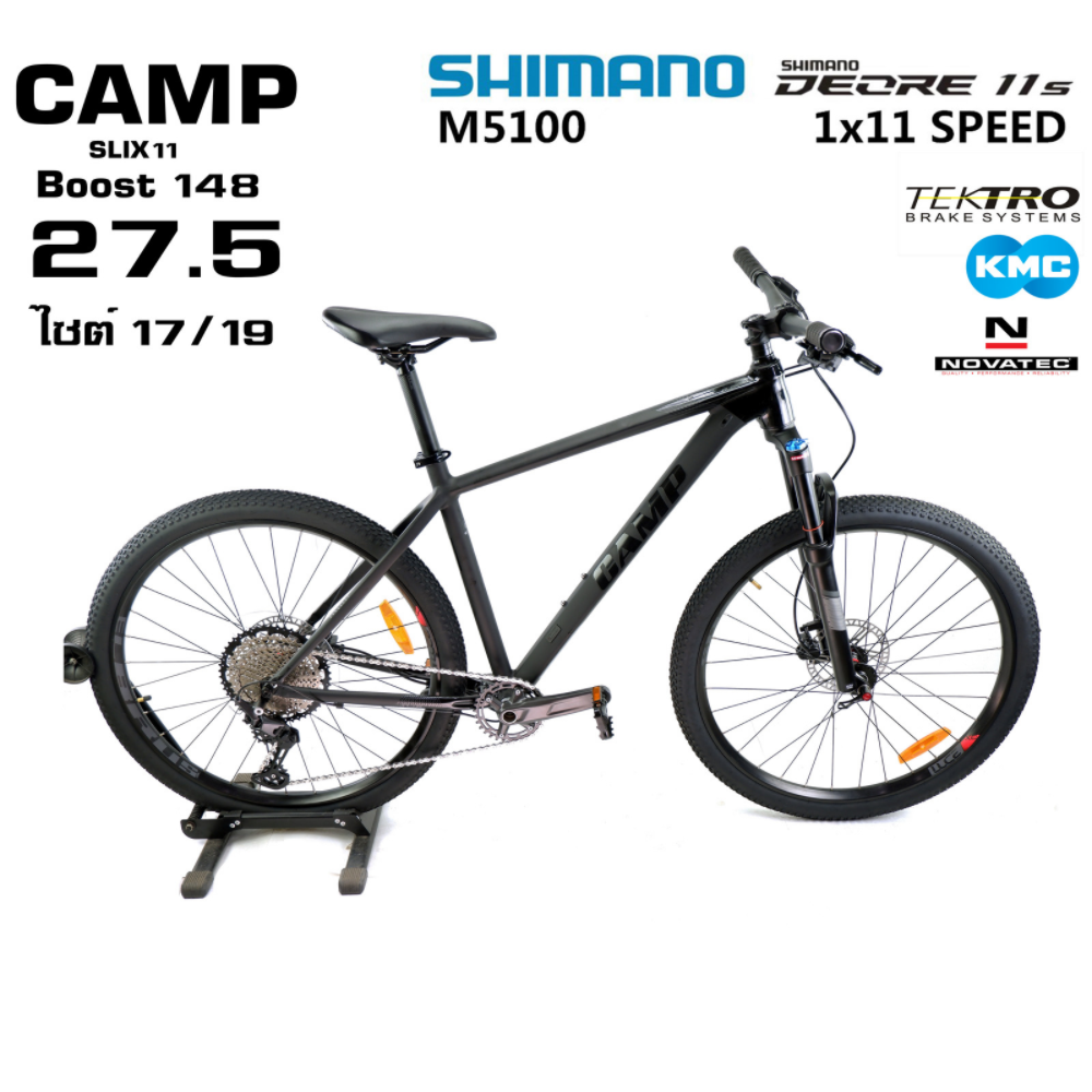 จักรยานเสือภูเขาเฟรม TOP อลูมิเนียมยี่ห้อ CAMP รุ่น SLIX11 เกียร์ SHIMANO