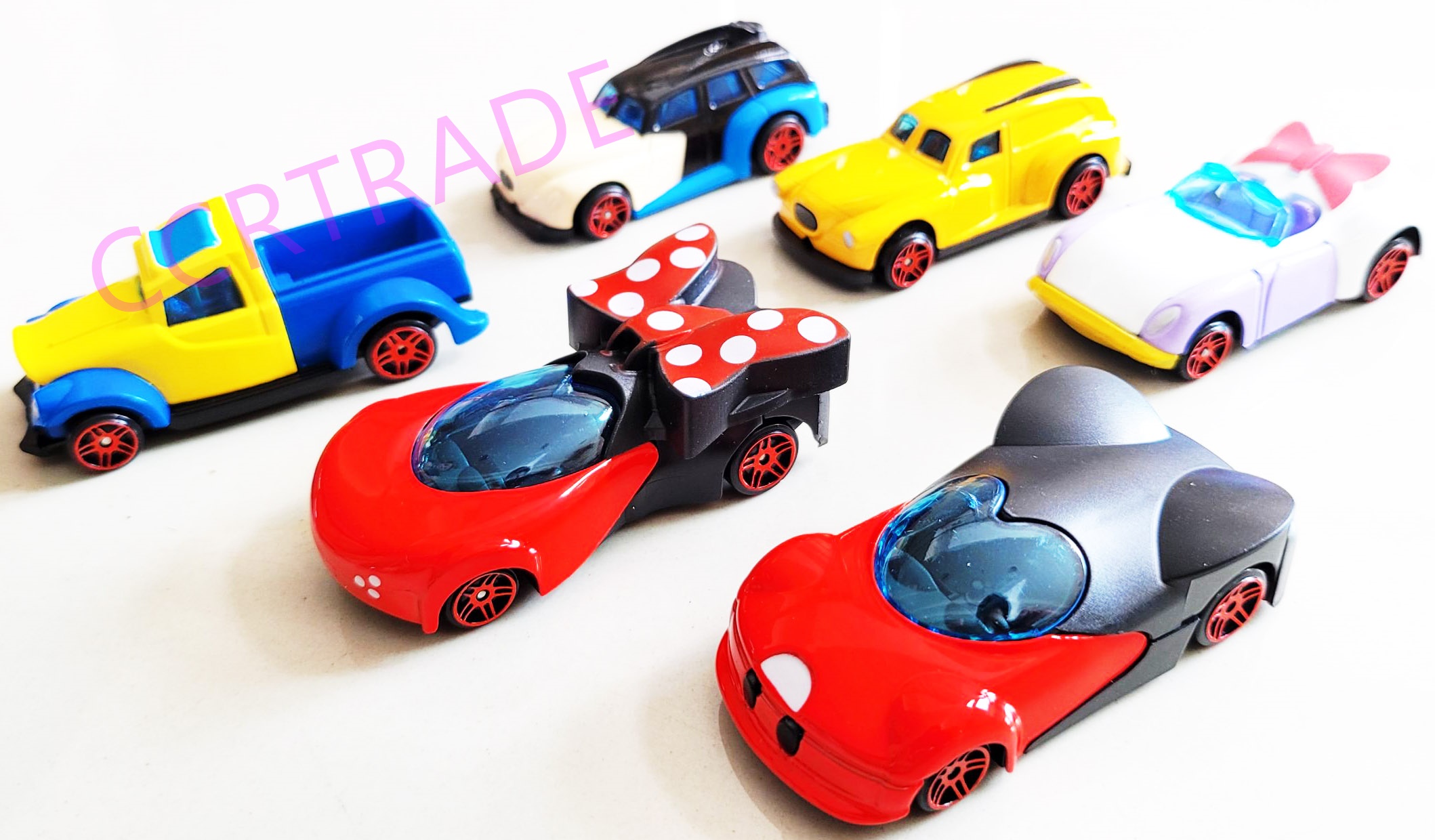 รถเหล็กดิสนีย์สีสดกล่อง 26 ซม.