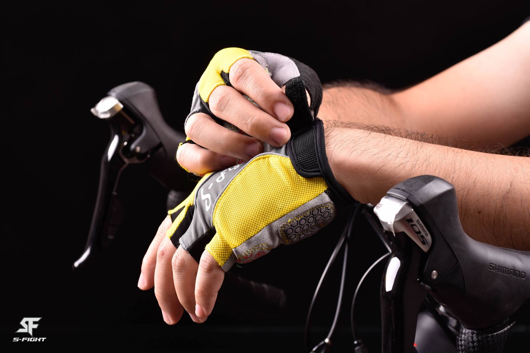 ถุงมือปั่นจักรยานเสือหมอบ เสือภูเขา S-FIGHT รุ่น SGR-02