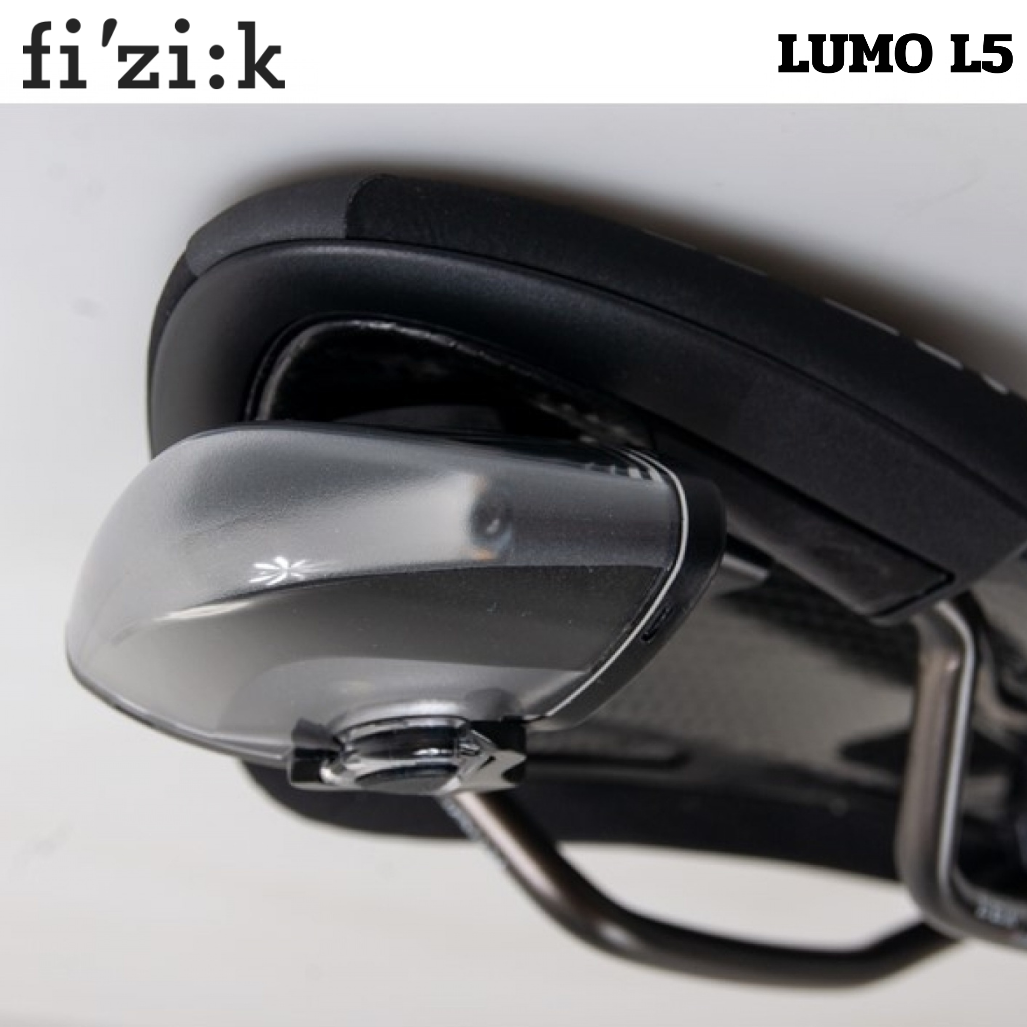 ไฟท้ายจักรยาน ไฟติดเบาะจักรยาน Fizik LUMO L5 LED rear light (USB rechargeable)