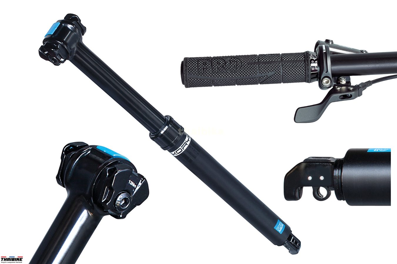 หลักอานจักรยานเสือภูเขา แบบมีรีโมต SHIMANO PRO KORYAK ADJUSTABLE SEATPOST ขนาด 31.6 มม.