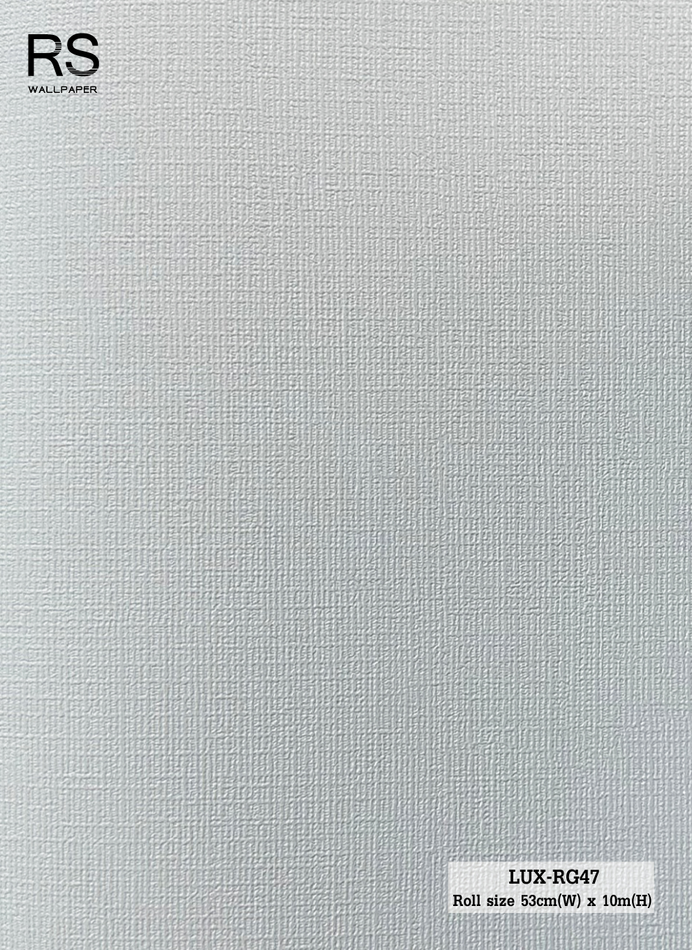 วอลเปเปอร์สีฟ้าอ่อนอมเทา LUX-RG47