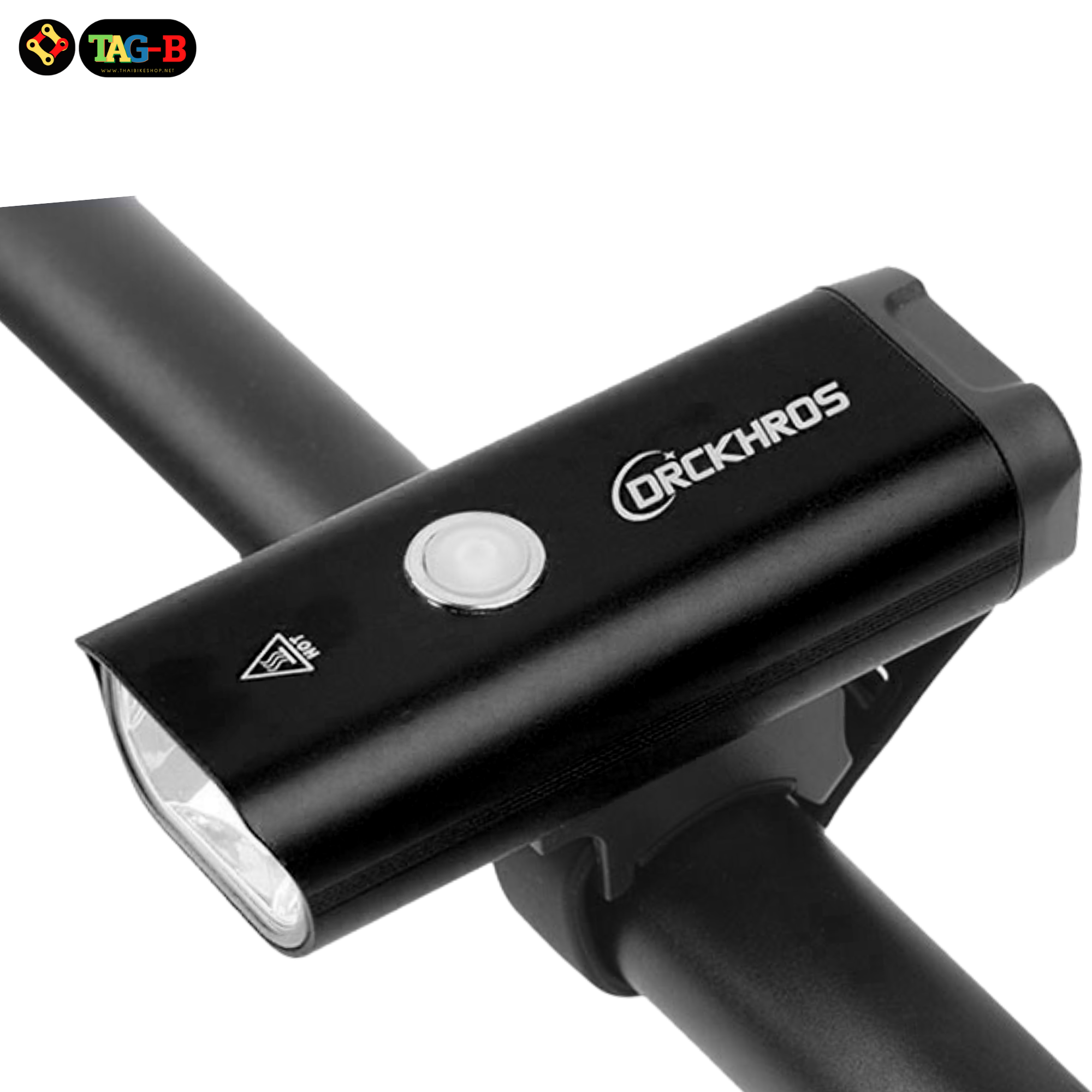 ไฟหน้าจักรยานเสือหมอบ เสือภูเขาแบบสายรัด DRCKHROS T6 จักรยาน