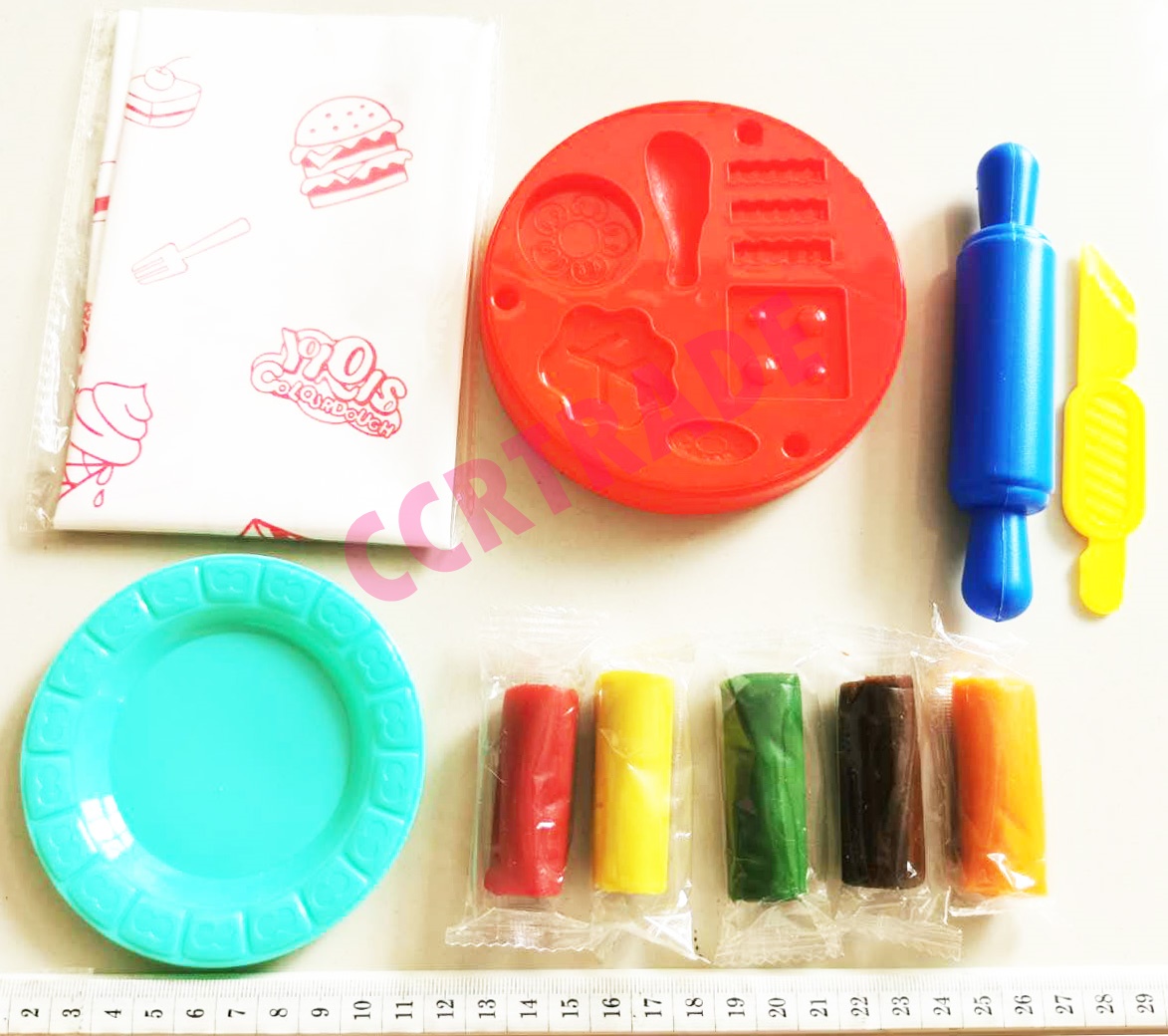 ชุดแป้งโดอาหารฟาสฟู๊ดกล่อง 14 ซม.(งานห้าง)(1x6)