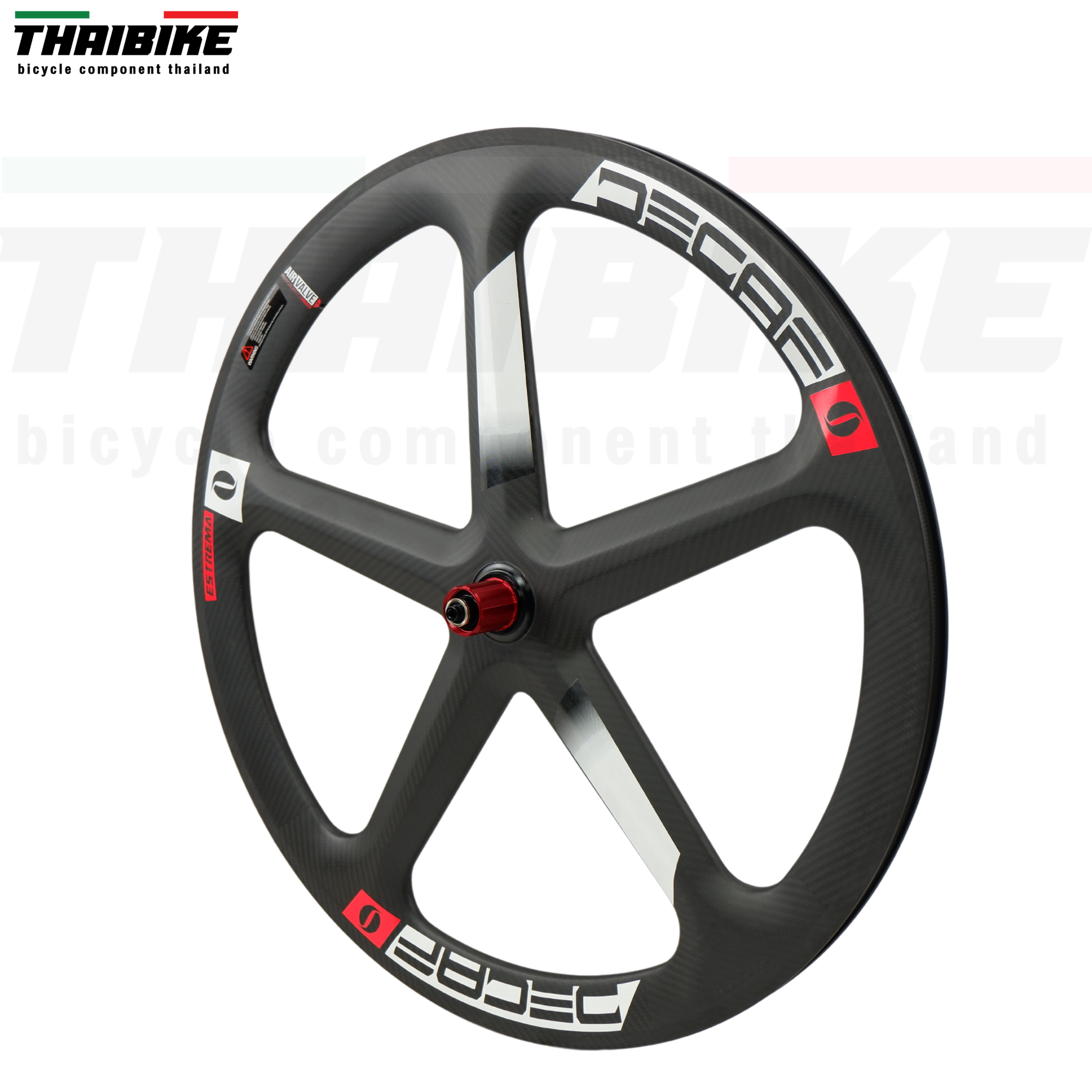 ล้อจักรยานคาร์บอน 3 ก้าน 5 ก้าน 700C TRI SPOKE DECAF สามก้าน ห้าก้าน ล้อคาร์บอน