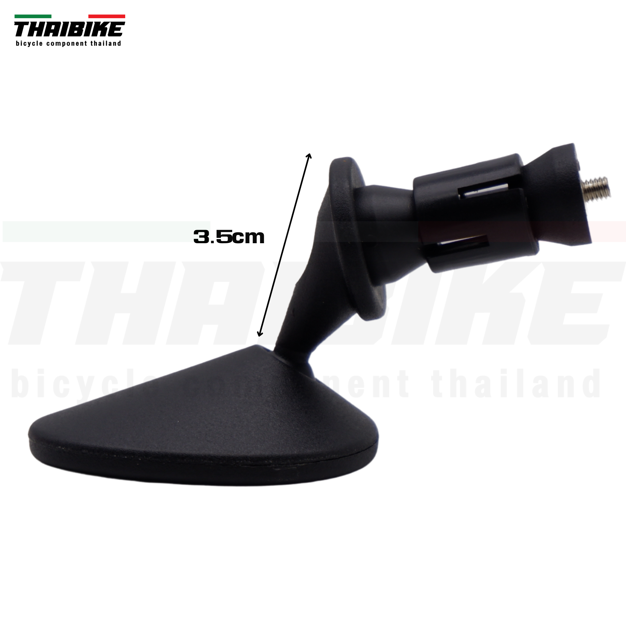 กระจกติดจักรยานเสือหมอบ THAIBIKE 3D MIRROR จักรยาน กระจกปลายแฮนด์ ติดได้ทั้งซ้ายและขวา