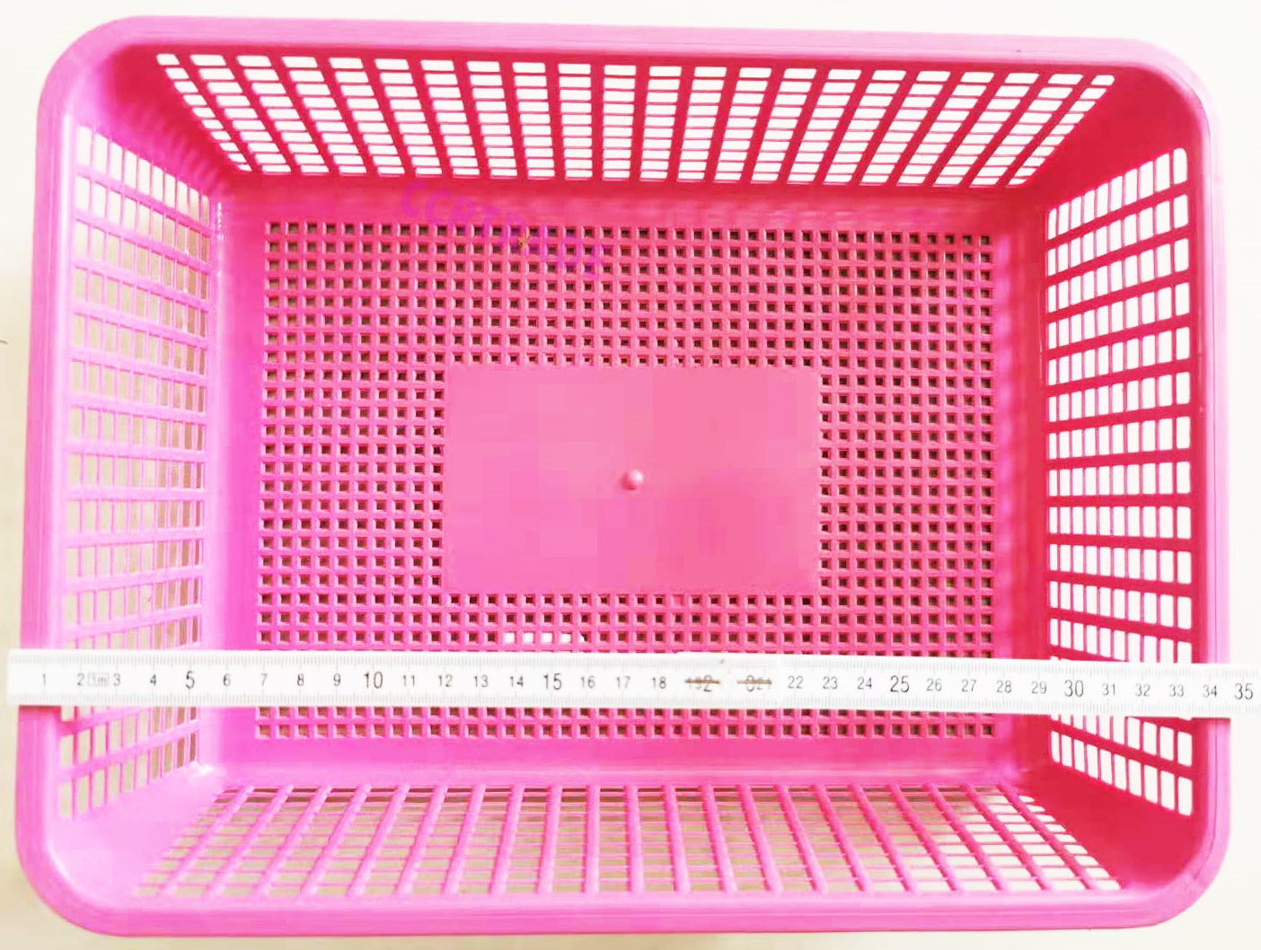 ตะกร้าสีสดจัมโบ้ เหลี่ยม 20.5x35 ซม.(งานไทย)