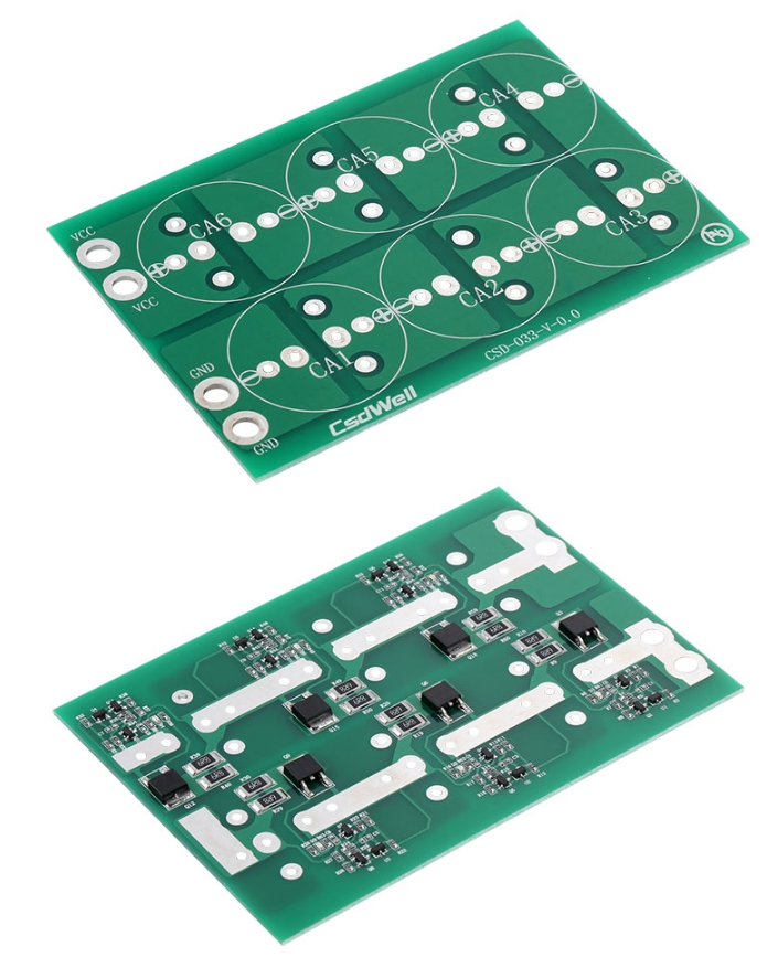 แผ่น PCB อนุกรม Super Capacitor 35mm 6x พร้อมวงจร Balance