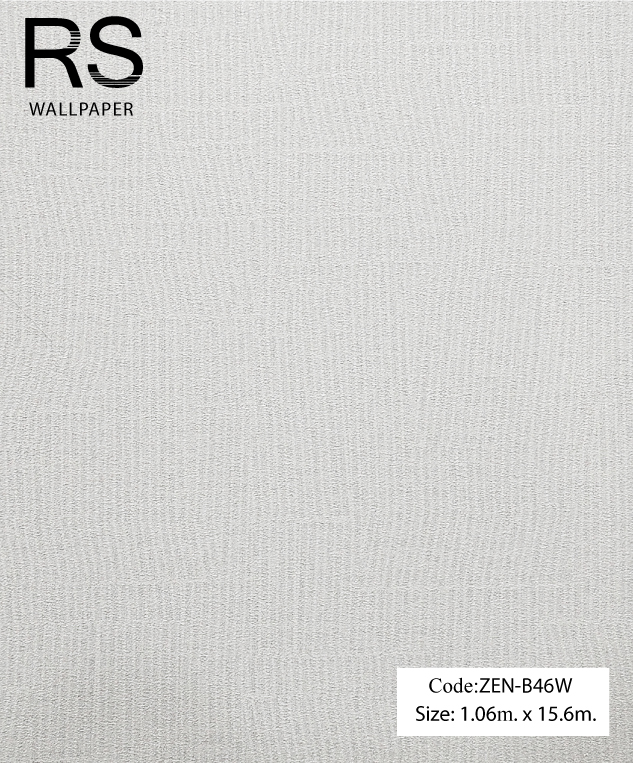 วอลเปเปอร์เทกเจอร์เส้นโทนสีเทาอ่อน ZEN-B46W