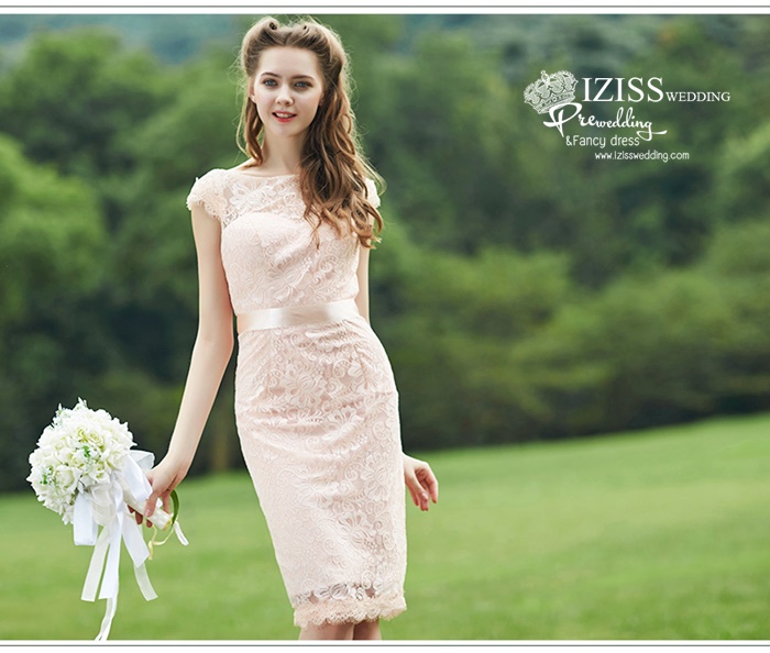 ฺBM0120 - พรีออเดอร์ ชุดเพื่อนเจ้าสาวราตรียาวธีมสีส้มโอโรส/สีเทา น่ารักมากๆค่ะ