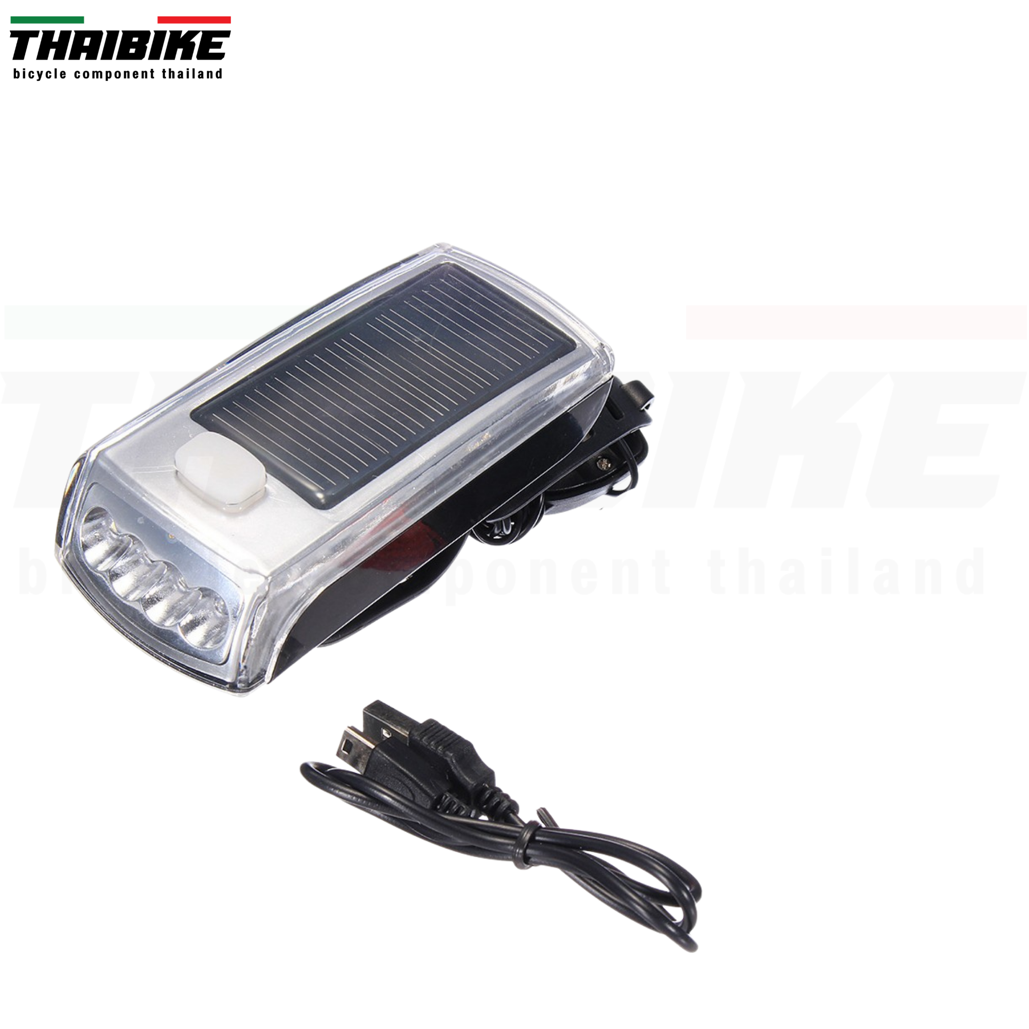 ไฟหน้าจักรยาน X-LIGHT XC-990 แบบใช้โซ่ล่าเซลล์ และ USB