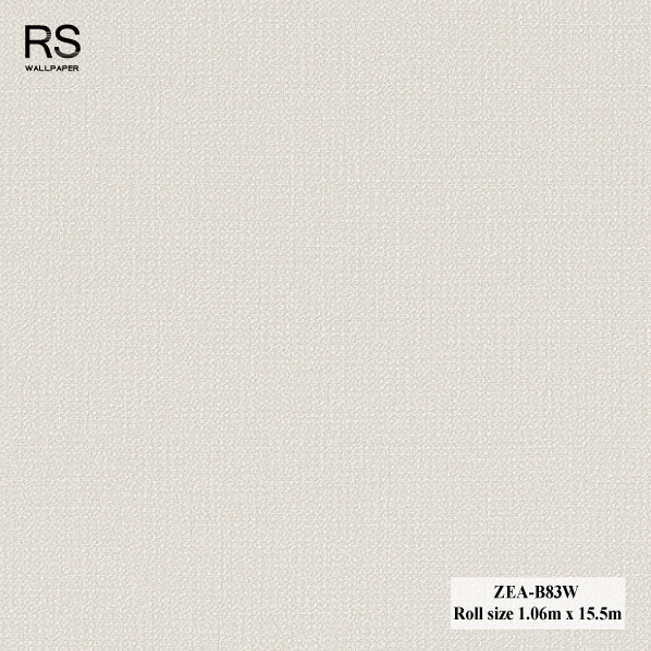 วอลเปเปอร์ลายผ้า พื้นสีเทาอ่อน ZEA-B83W