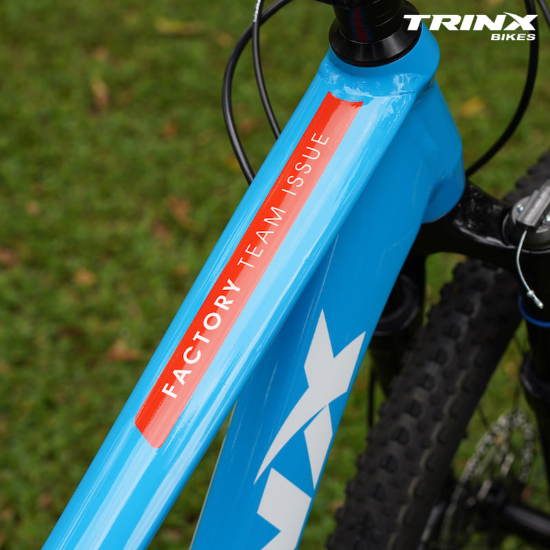 TRINX : Q1300 Pro เสือภูเขาเฟรมอลูมิเนียม ล้อ 29" Boost เกียร์ SRAM SX Eagle 12 สปีด โช้กลมรีโมท ดิสเบรกน้ำมัน Shimano ดุมแบริ่ง แกนสอด