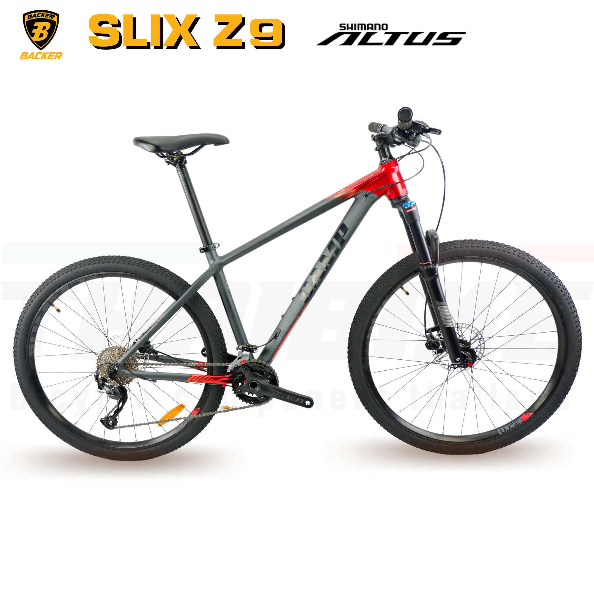 จักรยานเสือภูเขาเฟรม TOP อลูมิเนียมยี่ห้อ CAMP รุ่น SLIX Z9 เกียร์ SHIMANO