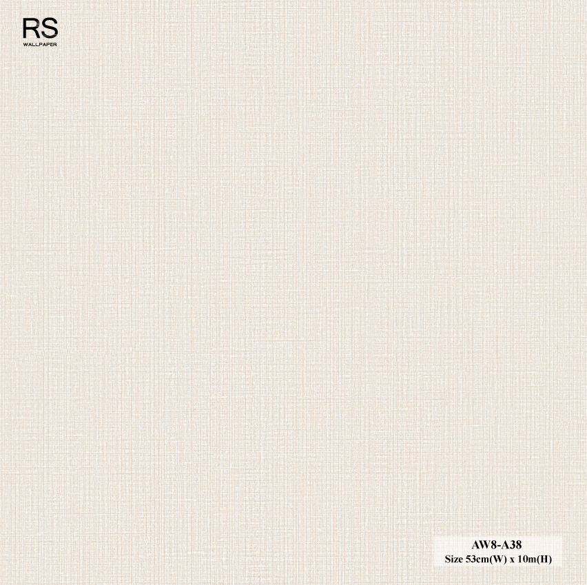 วอลเปเปอร์สีน้ำตาลอ่อนอมครีม AW8-A38