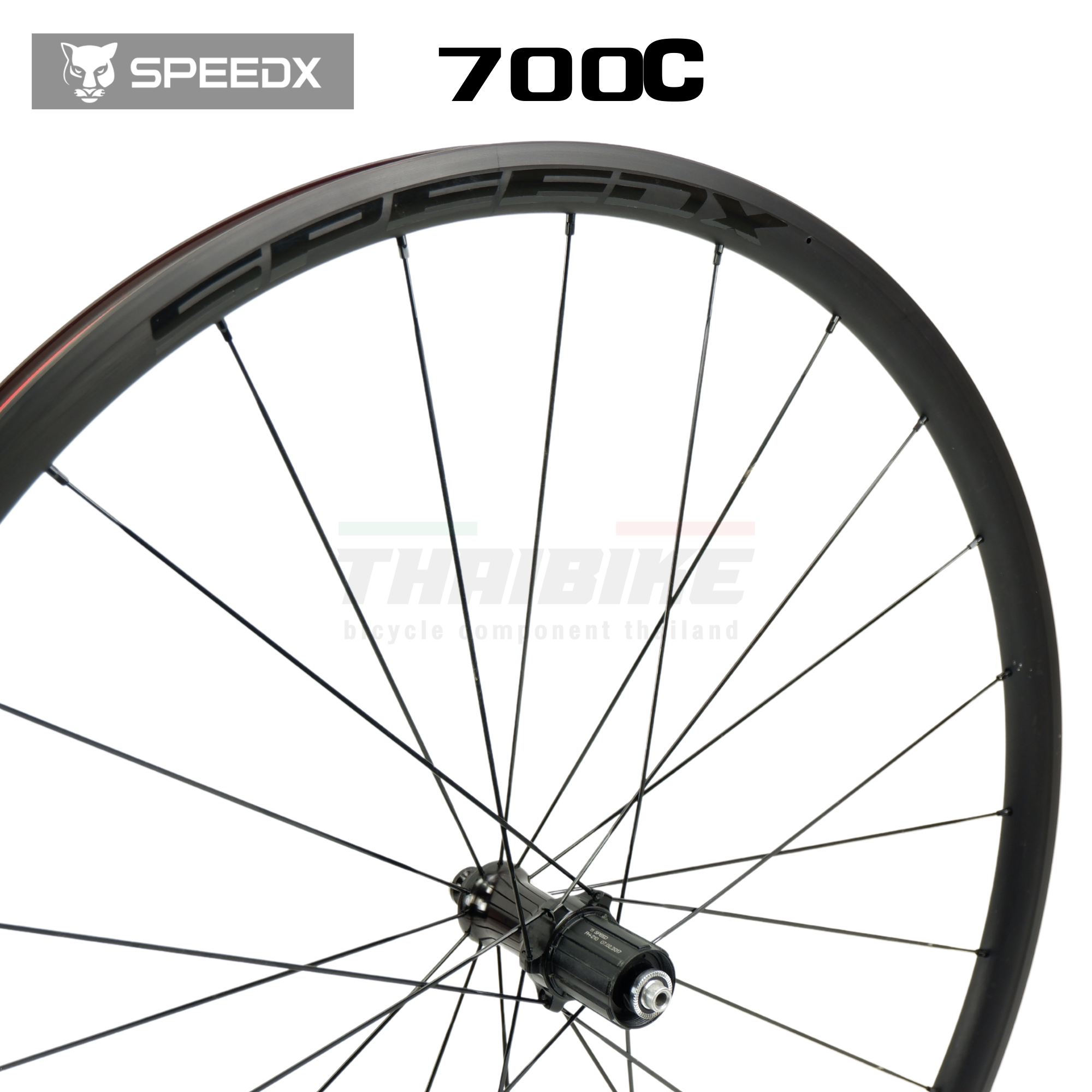 ชุดล้อจักรยานเสือหมอบอลูมิเนียม SPEEDX สำหรับล้อ 700C