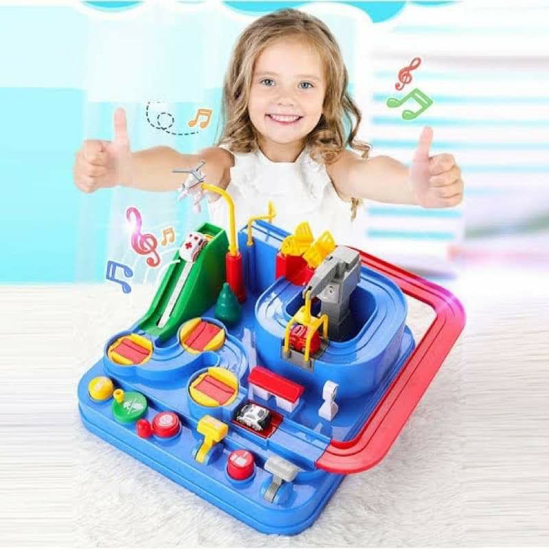 ของเล่นแก้ปัญหา ชุดรถกู้ภัย ฝึกทักษะเด็กๆ ได้ดีมาก พร้อมส่งจากไทย