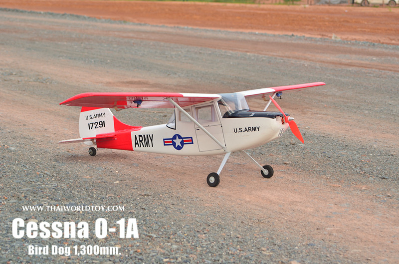 Cessna 0-1A Birddog US.ARMY 1,300MM. (ชุดPNP)