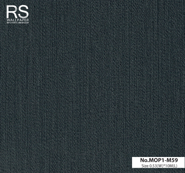 วอลเปเปอร์สีน้ำเงิน มีลายเส้นในตัว No.MOP1-M59