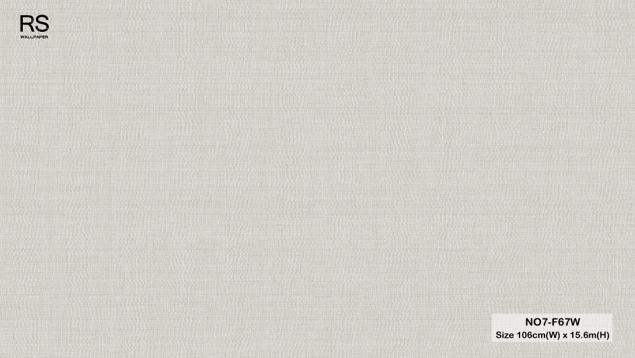 วอลเปเปอร์ลายผ้า สีเทาอ่อน NO7-F67W