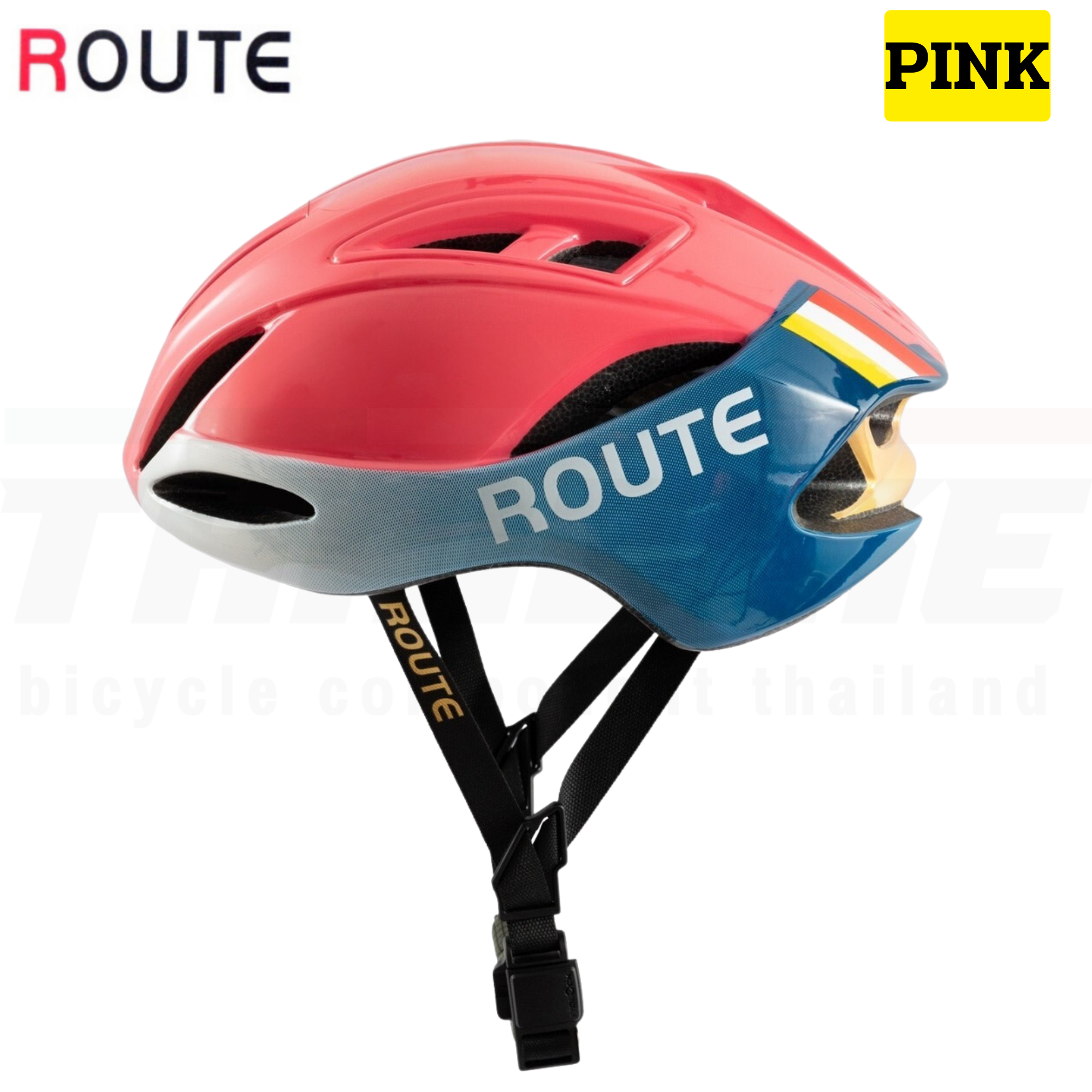 หมวกกันน็อคจักรยานเสือหมอบ เสือภูเขา ROUTE NEW COLOR