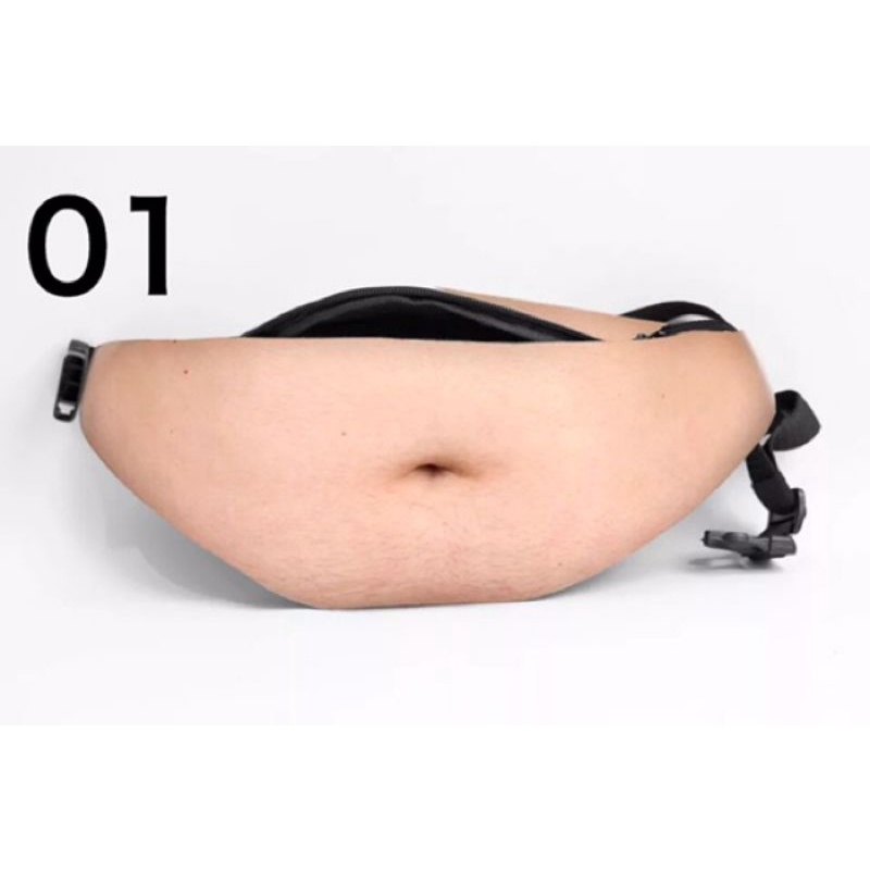 กระเป๋ารูปพุง กระเป๋าพุง 💥ฮิตใน tiktok💥 ฮาและเก๋ ของขวัญมีไอเดีย พร้อมส่งจากไทย