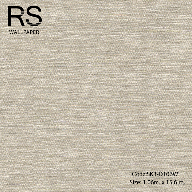 วอลเปเปอร์เทกเจอร์ลายบั้งตัววีเล็กพื้นสีน้ำตาลทอง SK3-D106W