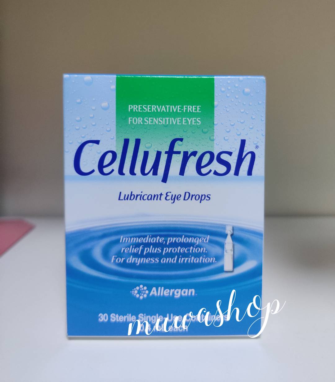Cellufresh น้ำตาเทียม ไร้สารกันเสีย 0.4 ml (30 หลอด/กล่อง)