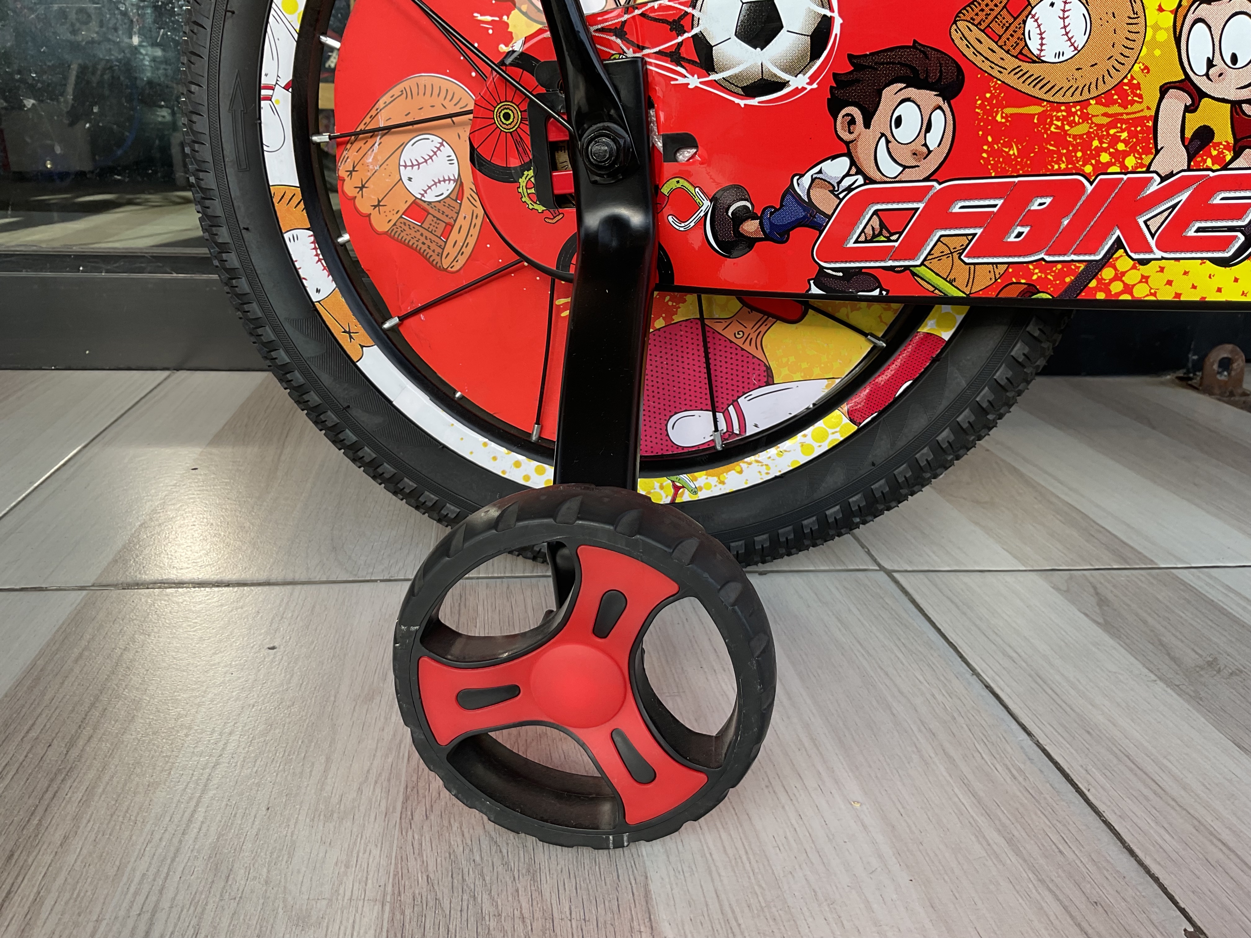 จักรยานเด็ก 16 นิ้ว CFBike สีแดง