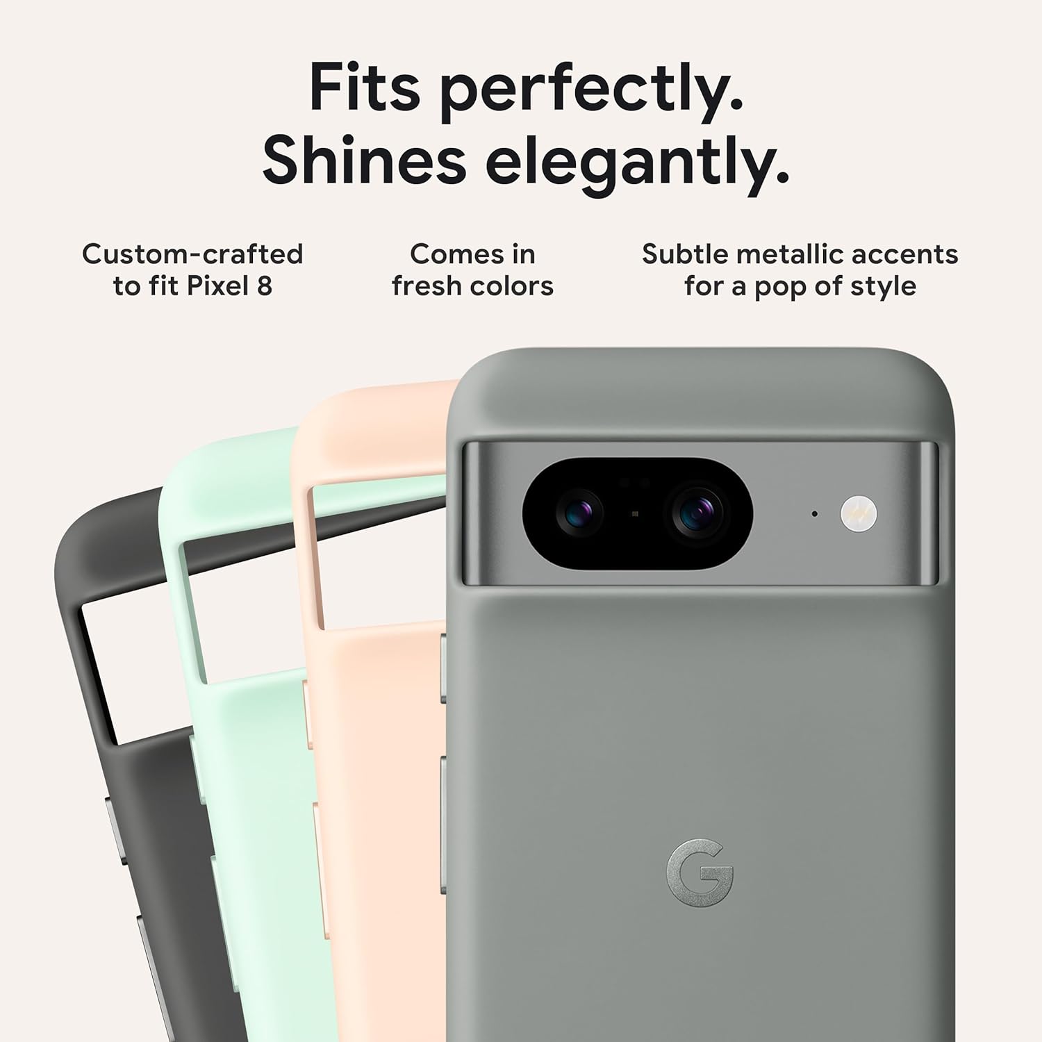 Google Pixel 8 Case - Durable Protection - Stain-Resistant Silicone