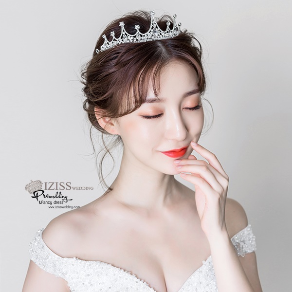 AC014 **พรีออเดอร์**ชุดเทียร่า มงกุฎเพชร ชุดเครื่องประดับเจ้าสาวสวยหรูดุจเจ้าหญิง