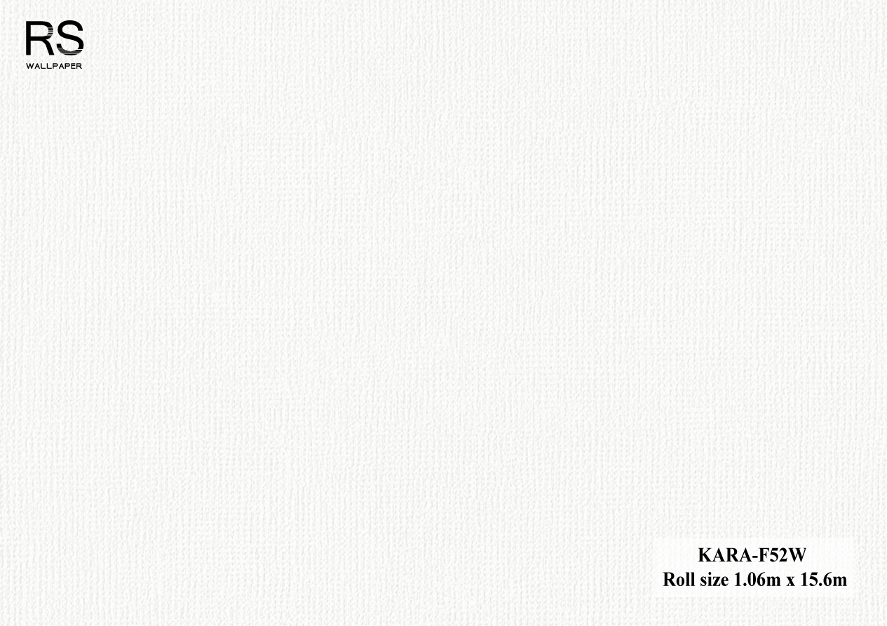 วอลเปเปอร์ สีขาว KARA-F52W