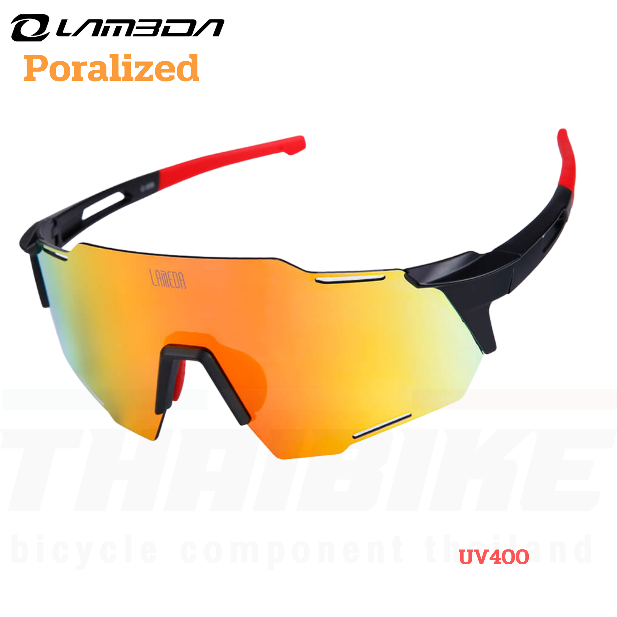 แว่นตาปั่นจักรยาน เลนส์ออโต้ เลนส์POLARIZE LAMEDA Cycling Glasses Anti-Ultraviolet Polarized