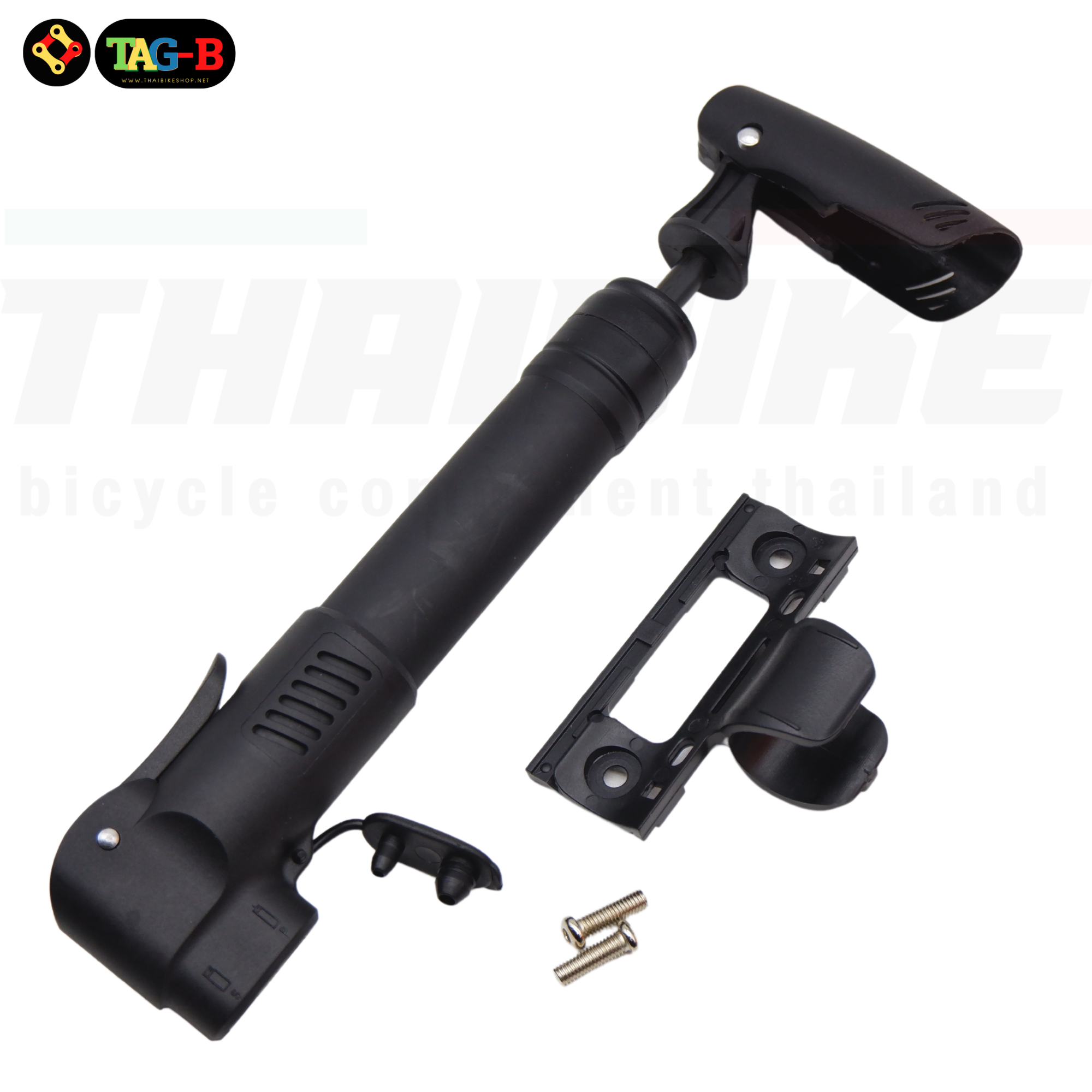สูบจักรยานแบบพกพาได้ สูบได้ทั้งจุ๊บเล็กและใหญ่ TAG-B