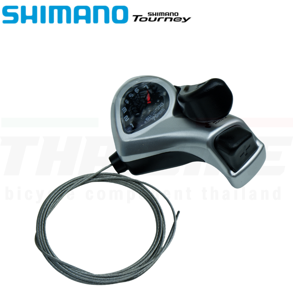 มือเกียร์จักรยานแบบกด SHIMANO SL-TX50-6R 7R สำหรับ 6/7 SPD