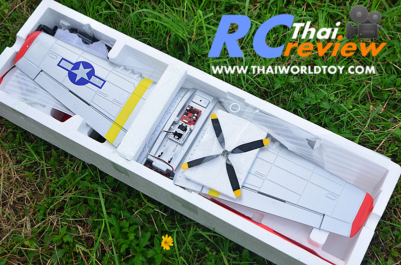 P-51D Mustang 750mm. 4Ch6G AUTO